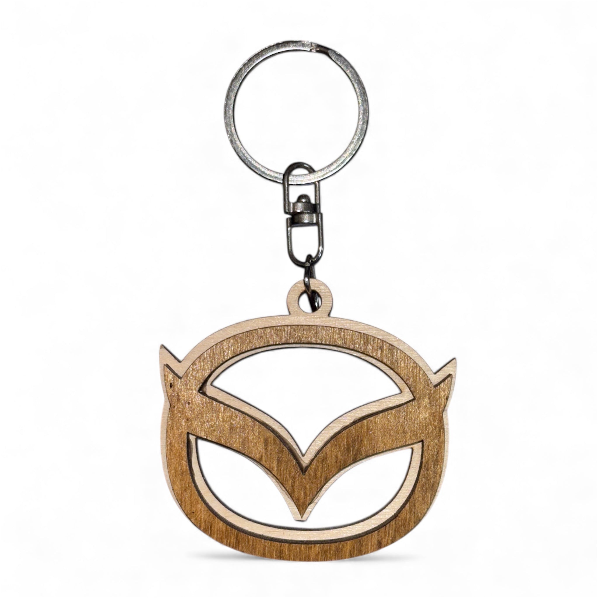 Дървен ключодържател MAZDA