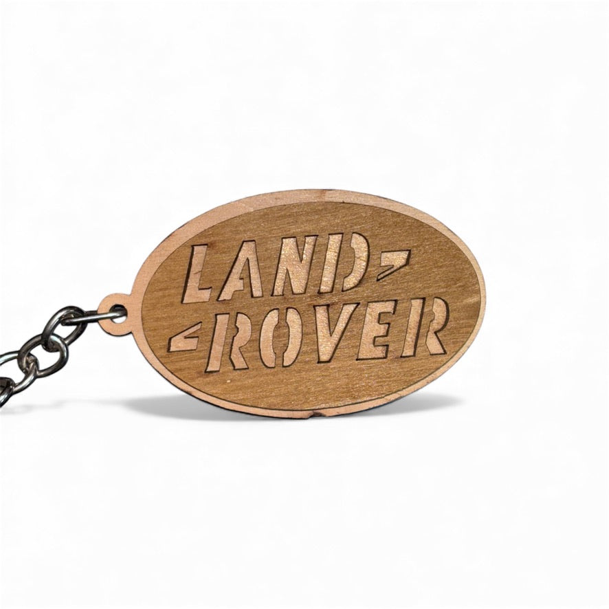 Дървен ключодържател LAND ROVER