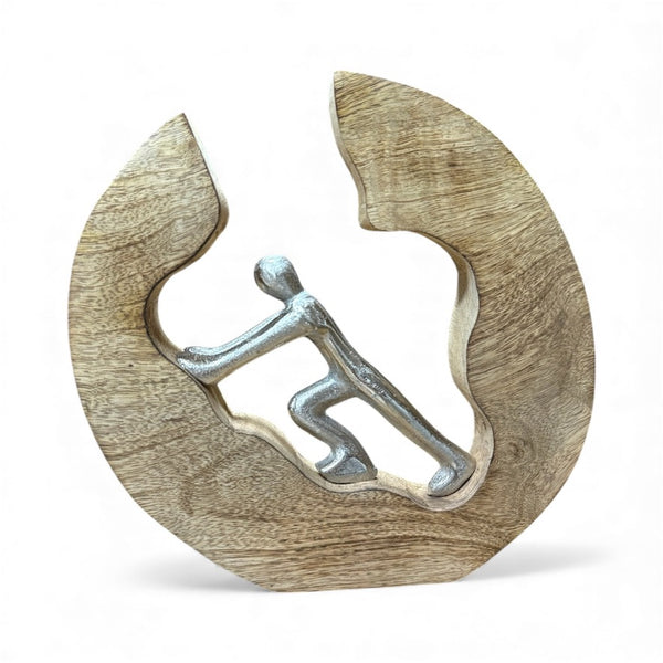 Декоративна фигура – Човек в дървена рамка