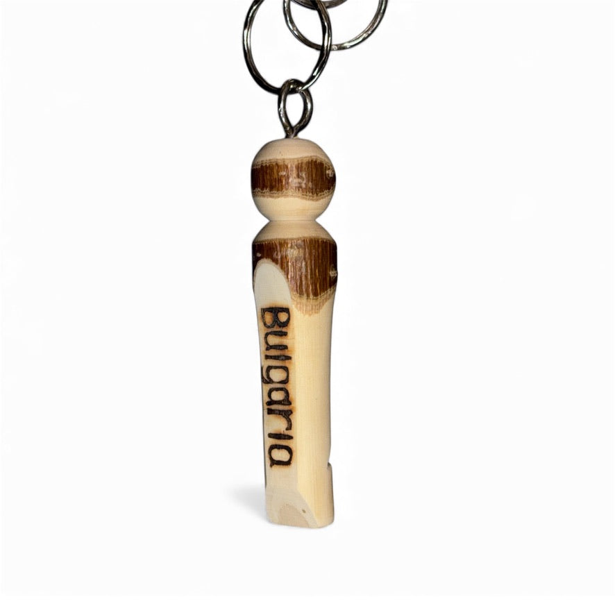 Дървен ключодържател свирка “Bulgaria”