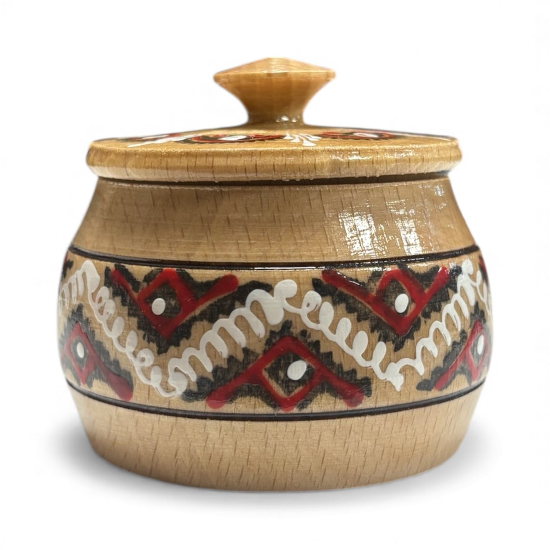 Дървена ръчно изработена кутийка за подправки