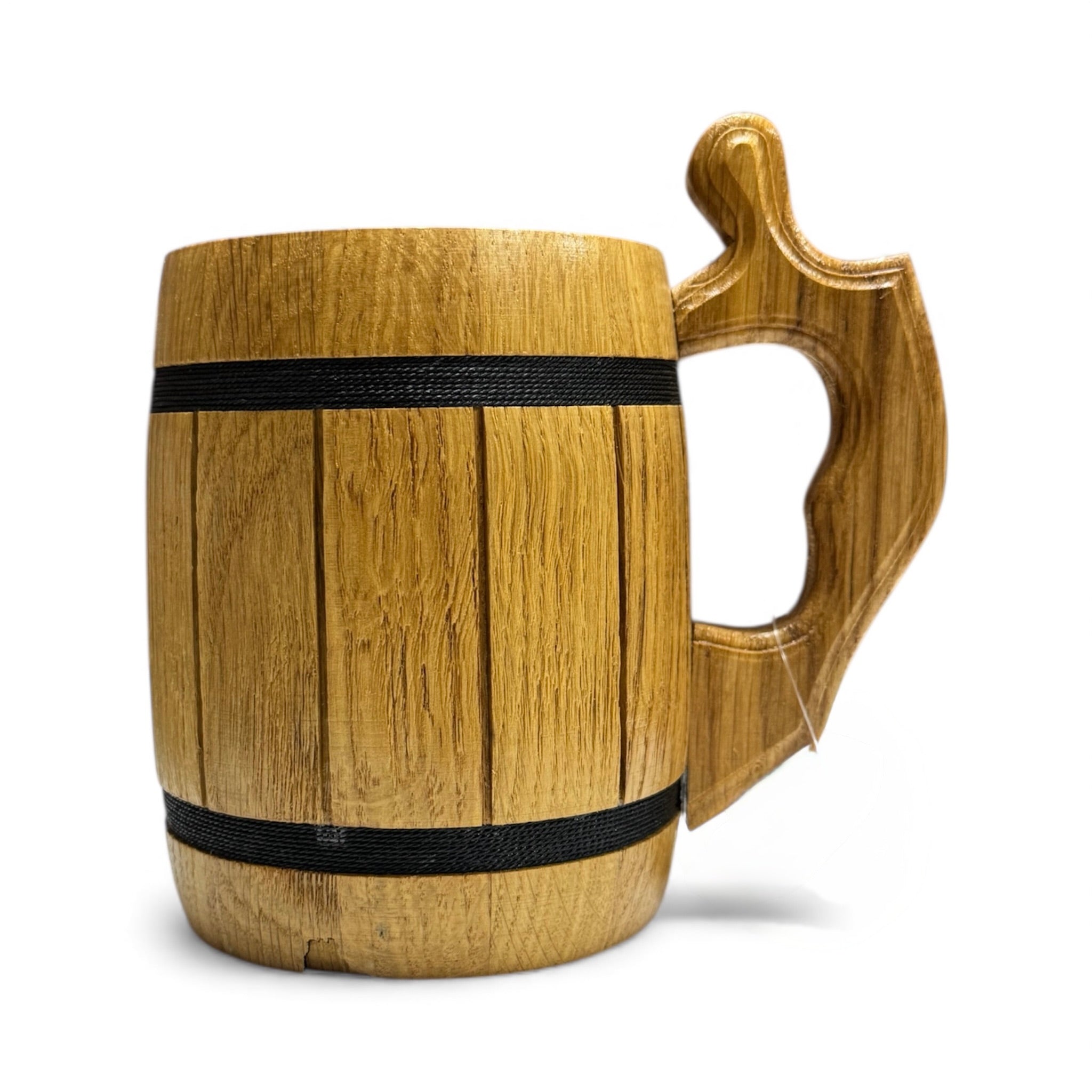 Дървена халба „Бъчва“ – светъл дъб