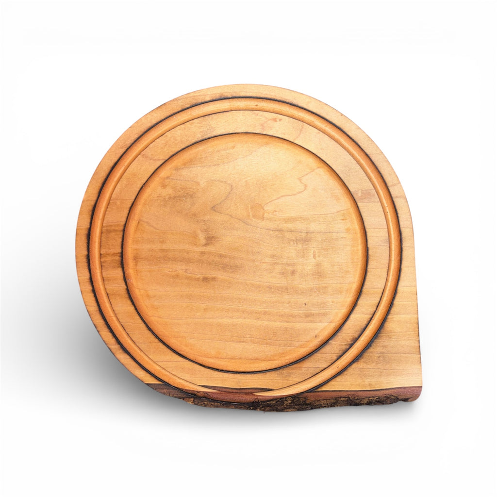Дървена дъска за сервиране „Кръг Натура“