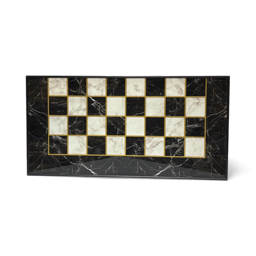 Шах & Табла – Мраморен дизайн