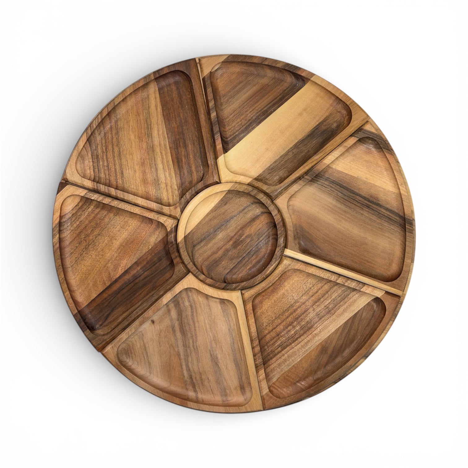 Дървено плато с подвижни секции