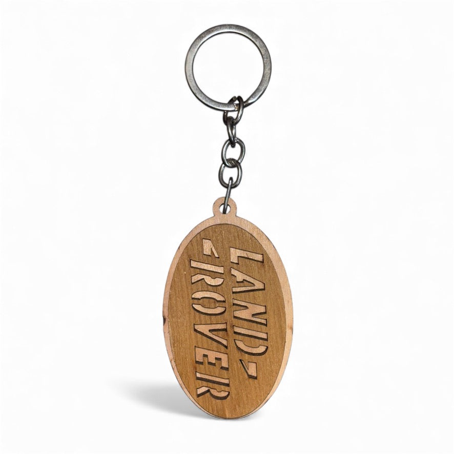 Дървен ключодържател LAND ROVER