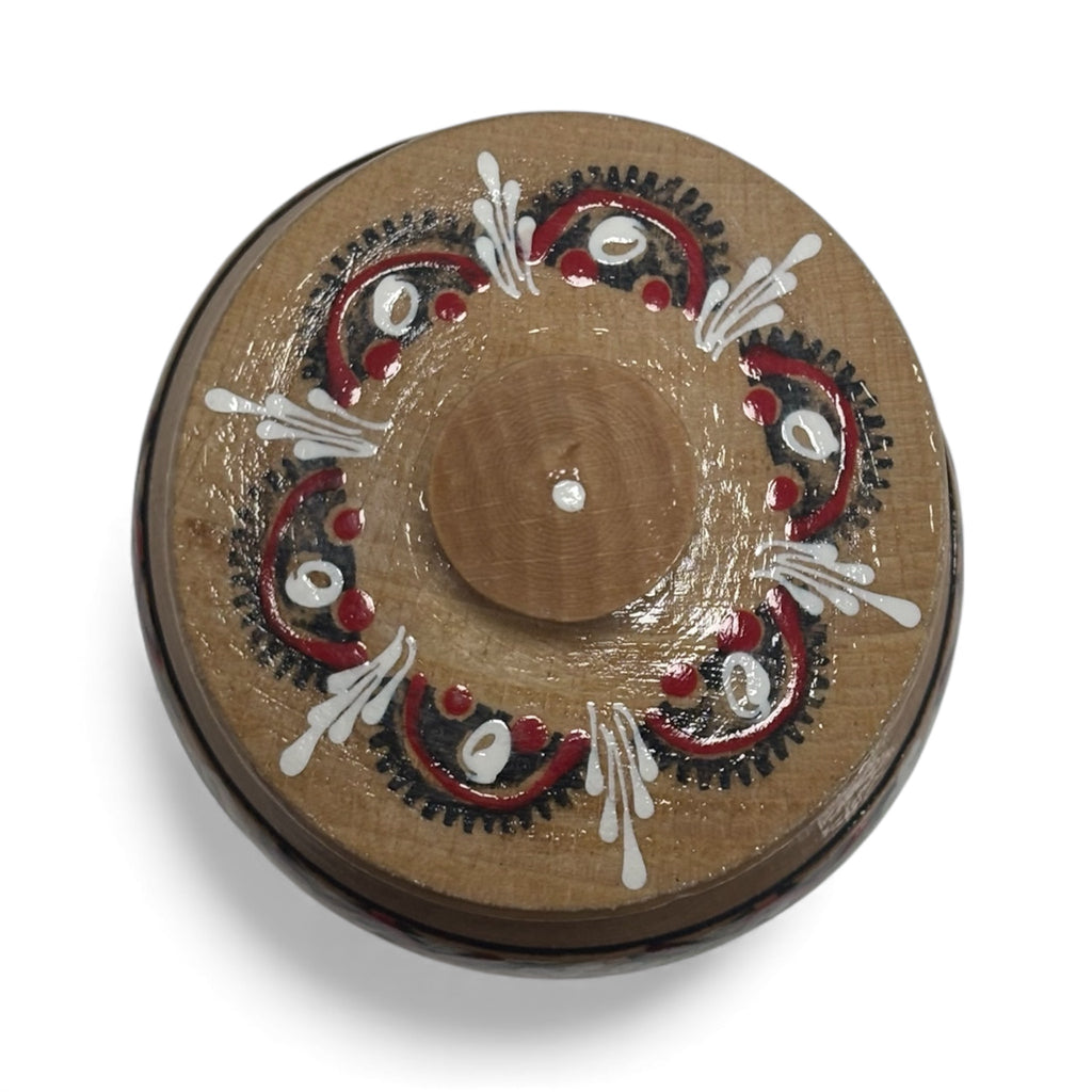 Дървена ръчно изработена кутийка за подправки