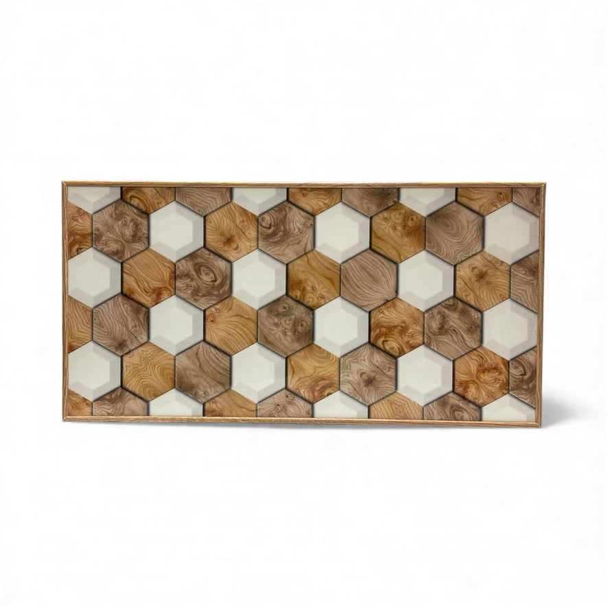 Табла и шах – Геометрия в дървесни тонове