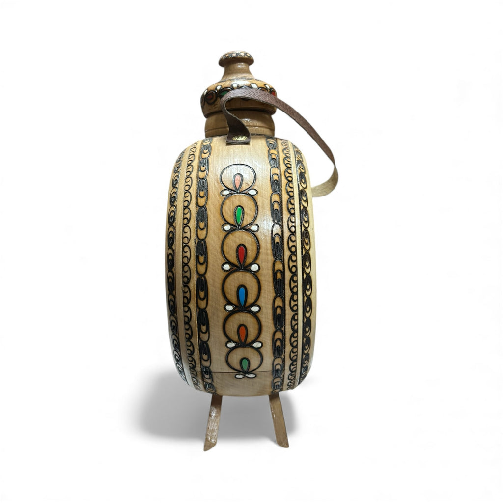 Дървена ръчно изработена бъклица – Plovdiv Landmarks