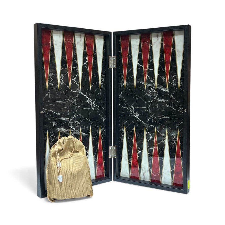 Шах & Табла – Мраморен дизайн