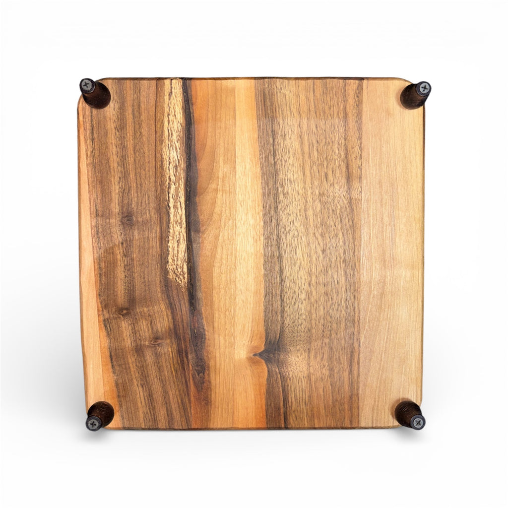 Дървен поднос с отделения „Квадро Орех“