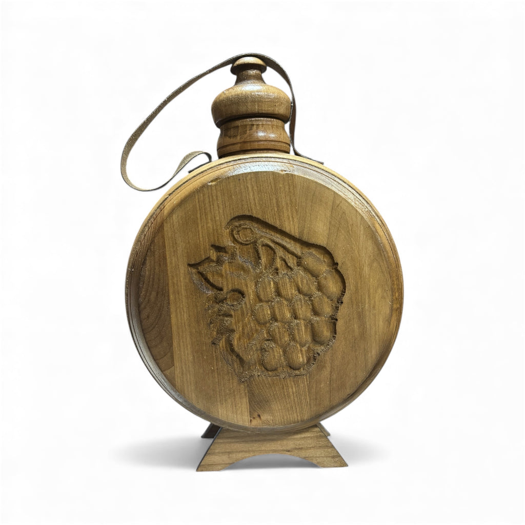 Дървена ръчно изработена бъклица – „Наздраве“