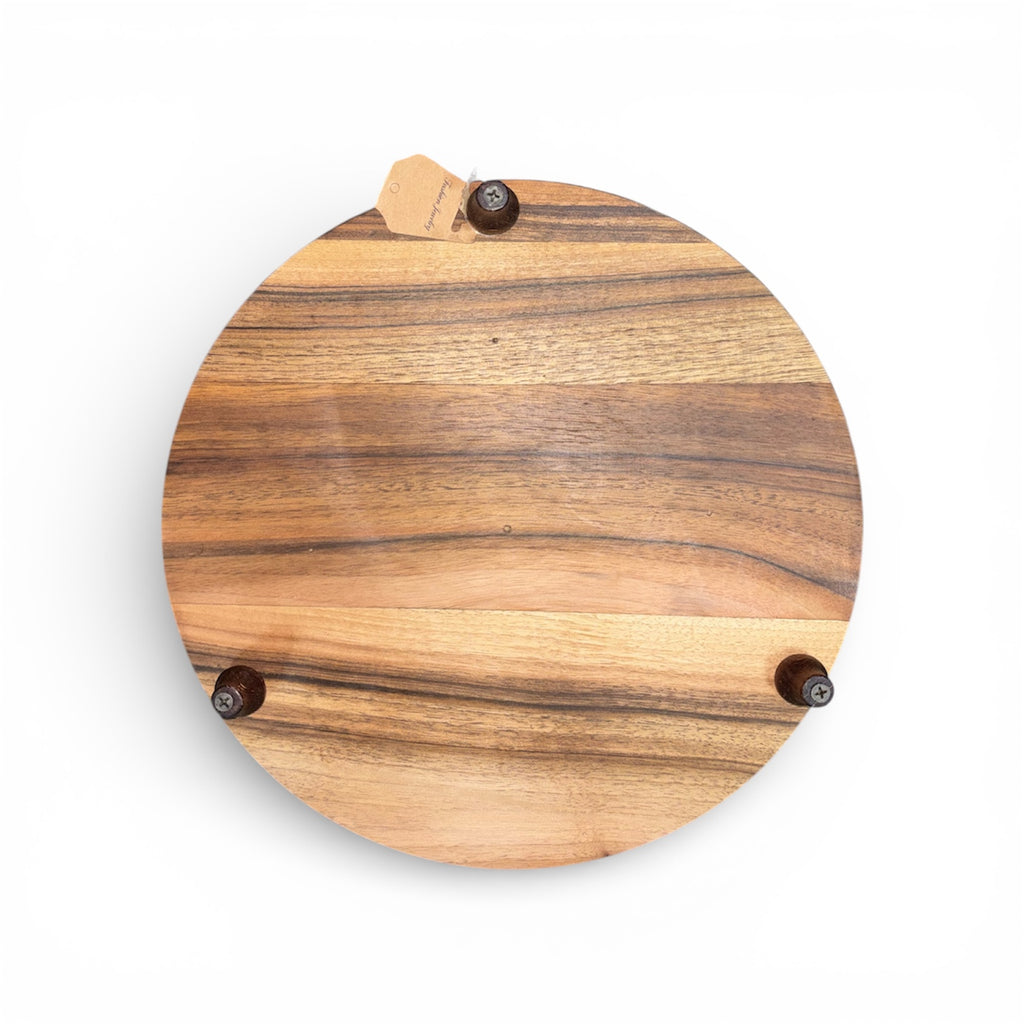 Дървена кръгла дъска „Епокс Натура“